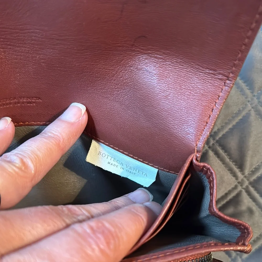 Bottega Veneta Brown Woven Clutch w COA - Picture 5 of 10